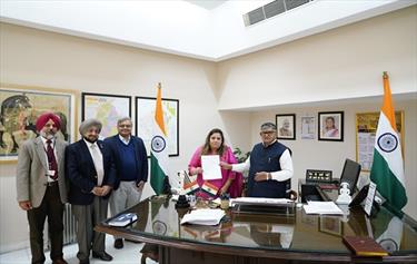 Meeting with Mr Gulab Chand Kataria